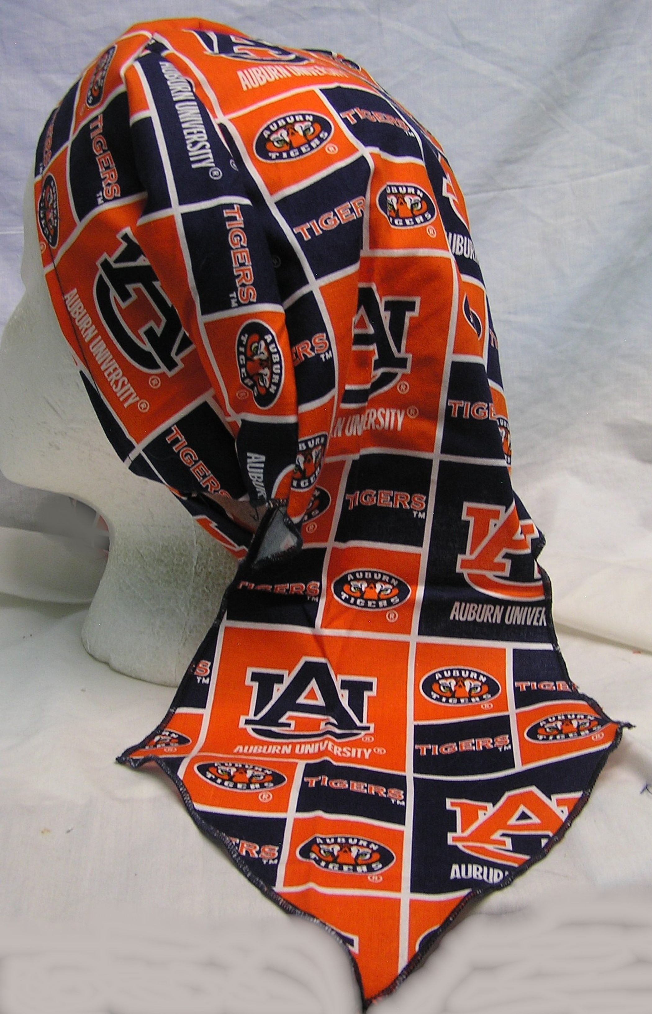 Auburn Squares Du-rag