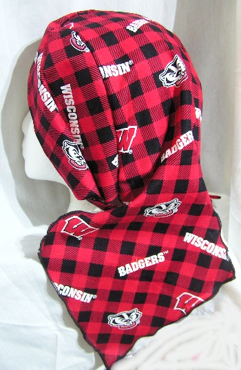 Wisconsin Plaid Du-rag