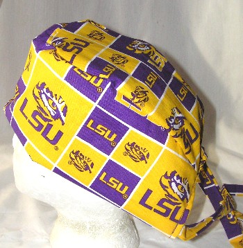 Lsu Squares Scrub