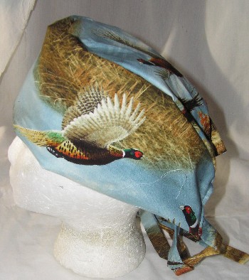 Pheasants Blue Flying Scrub