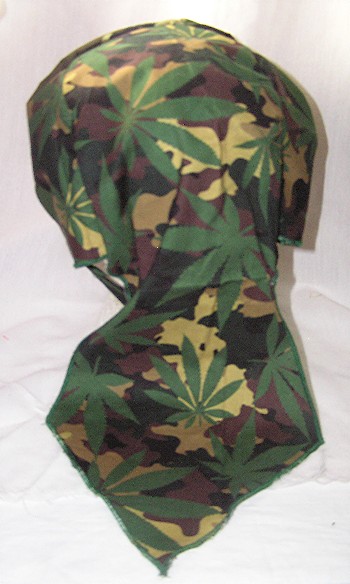 Camouflag Cannabis Du-rag