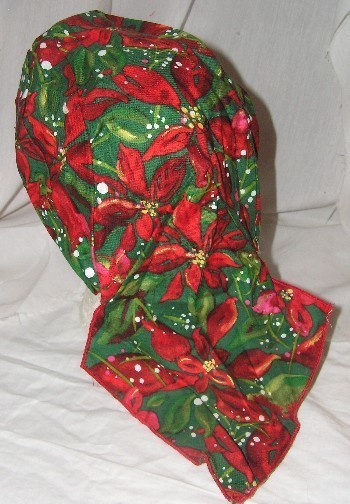 Red Poinsettia Du-rag