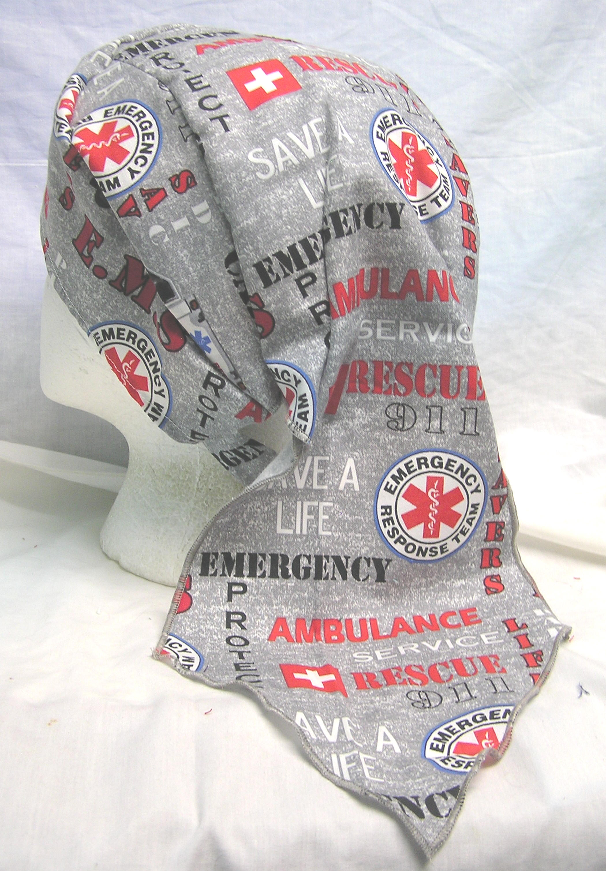 EMT Grey Du-rag